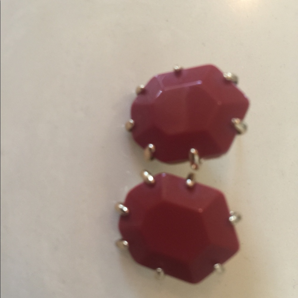 Kendra Scott Morgan’s Dark Red with gold hardware
